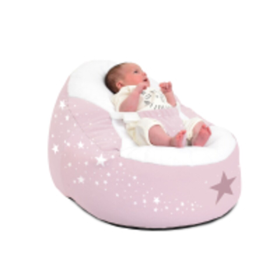image 1 of rucomfy Wish Upon a Star Gaga Baby Bean Bag - Soft Newborn Seat