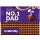 image 2 of Cadbury Dairy Milk No.1 Dad Chocolate Gift Bar 850g