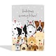 image 2 of Cute Santa Dog Paws Christmas Card