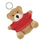 image 2 of MidOcean Teddy Bear Keyring - Red - One Size
