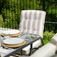 image 2 of Hectare 6 Seater Outdoor Furniture Rectangular Glass Table with Parasol Grey
