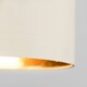 image 1 of ValueLights Modern Beige And Gold Ceiling Pendant Light Shade
