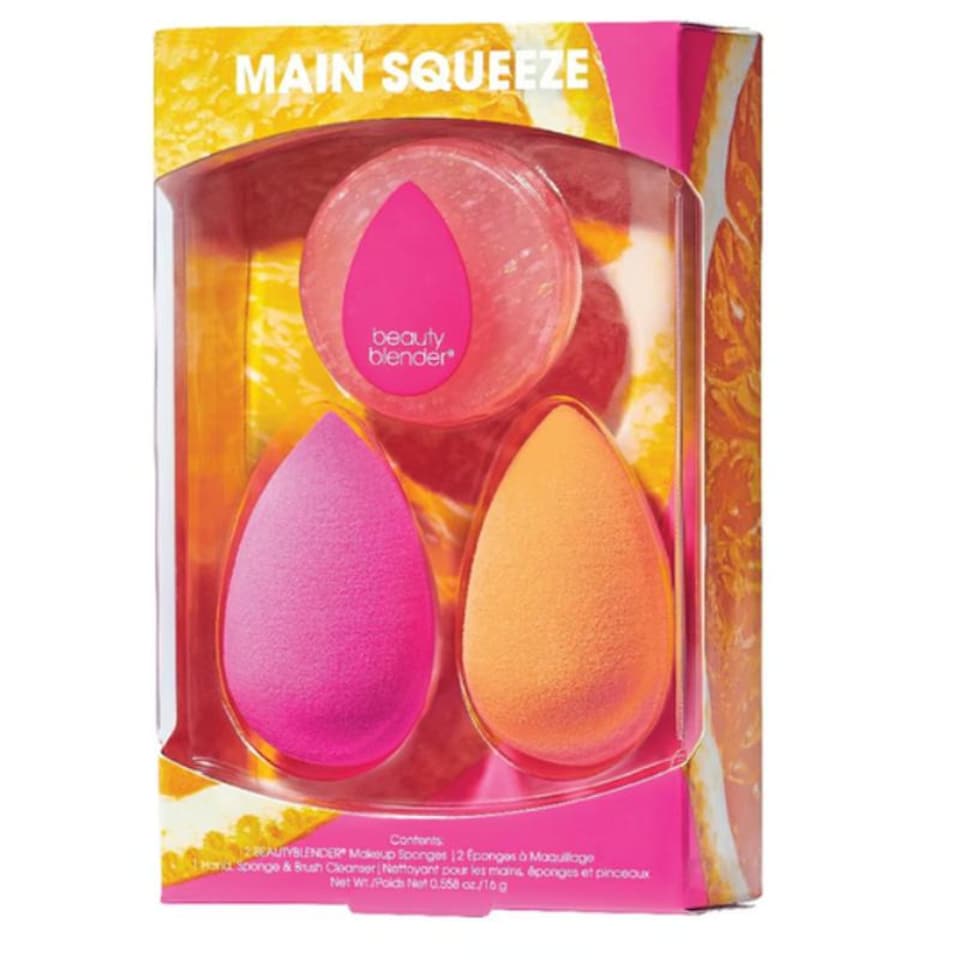 image 1 of BeautyBlender Main Squeeze Make Up Sponges & Cleanser Tool Blend & Cleanse Set | Multi | Pop