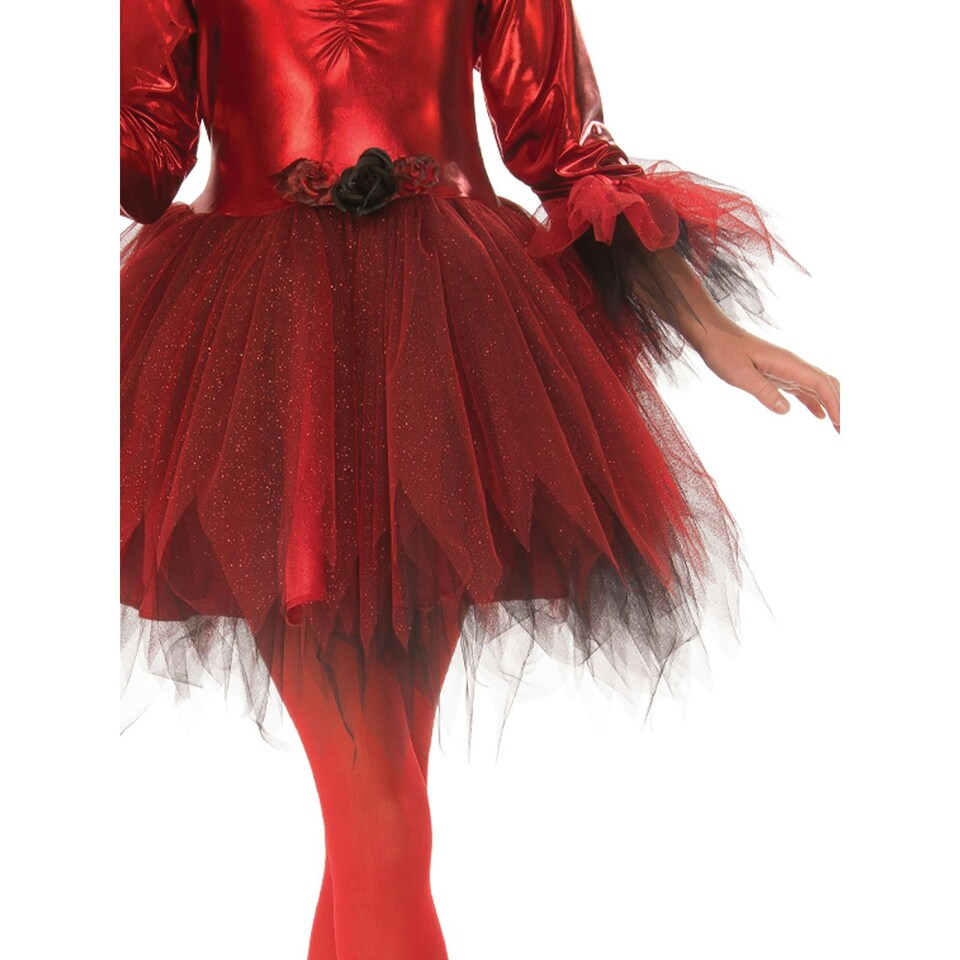 image 1 of Bristol Novelty Girls Devil Halloween Costume - Red - 5-6 Years 5