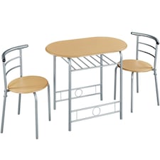 Yaheetech Modern Round Dining Table Set