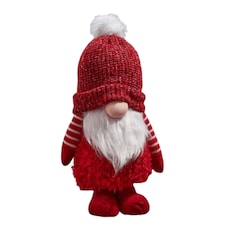 40cm Large Red Gonk with Bobbly Hat Christmas Decoration