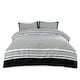 image 4 of Meander Greek Printed Duvet Cover Set Reversible Polycotton Beddings Black | Single