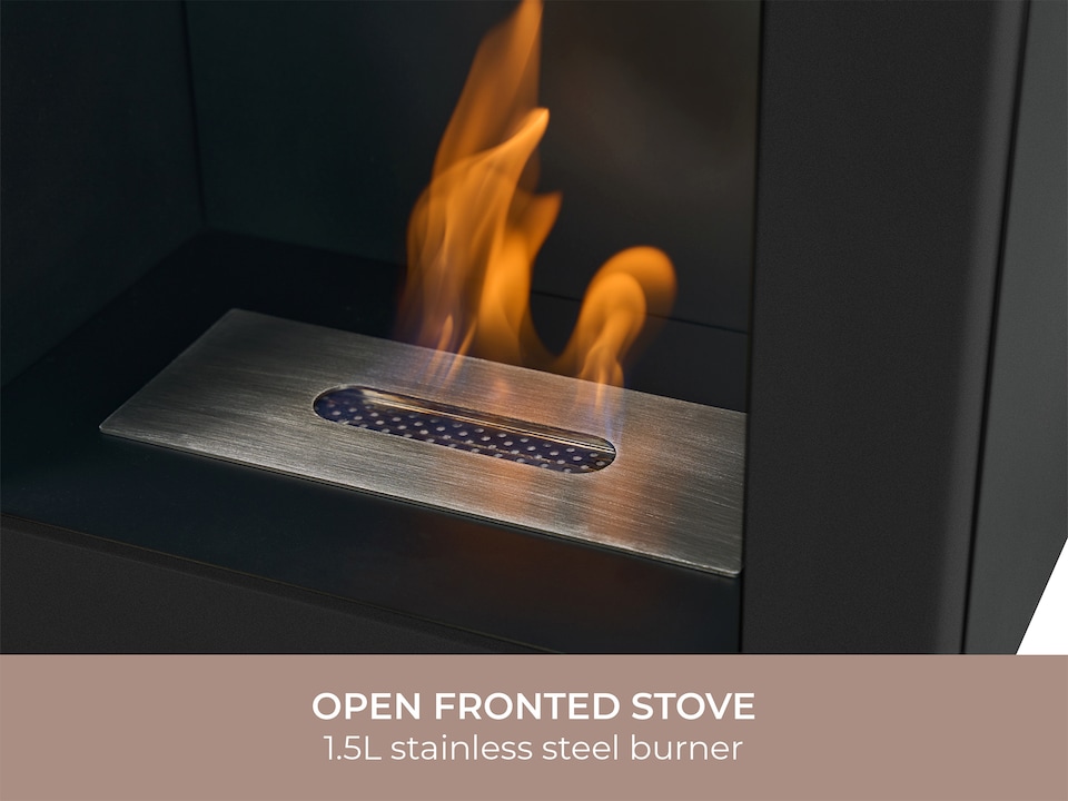 image 1 of Adam Mira Bio Ethanol Stove in Black