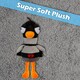image 9 of Bat Goose Goose Duck Soft Toy Cute Plushie Huggable Cuddly 23cm Grey