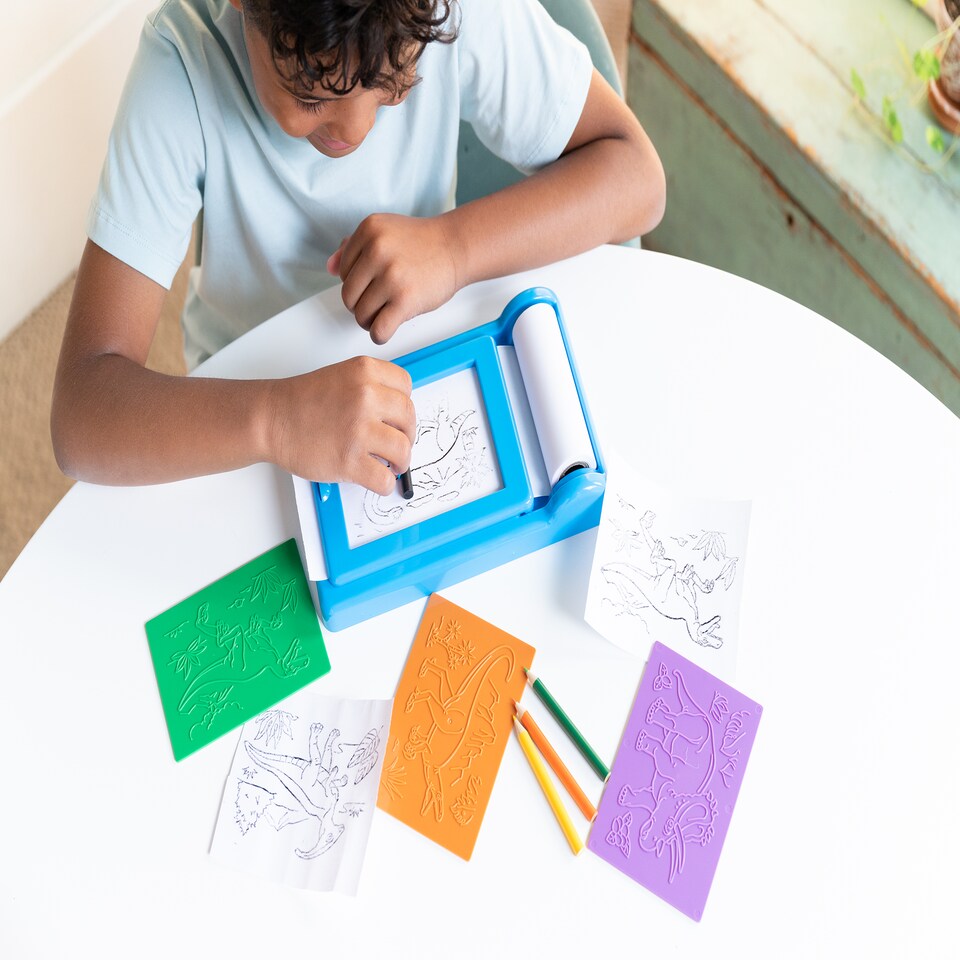 image 1 of KidzMaker - Dinosaur Rub Art Studio