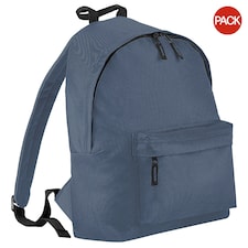 Bagbase Fashion Backpack / Rucksack (18 Litres) (Pack Of 2) - Airforce Blue - One Size
