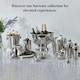 image 5 of Buckingham Double Wall Stainless Steel Professional Wine Cooler 1.5 Litre / 20 cm , hammered effect