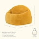 image 6 of Kids High Rest Beanbag Corduroy Yellow | Yellow | Ochre | 1