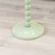 image 3 of ValueLights Bobbles Sage Green Floor Lamp Blue Pleat Shade | Green