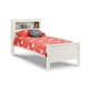 image 1 of New England White Lacquer Bookcase Bed Frame - Single 3ft (90cm)
