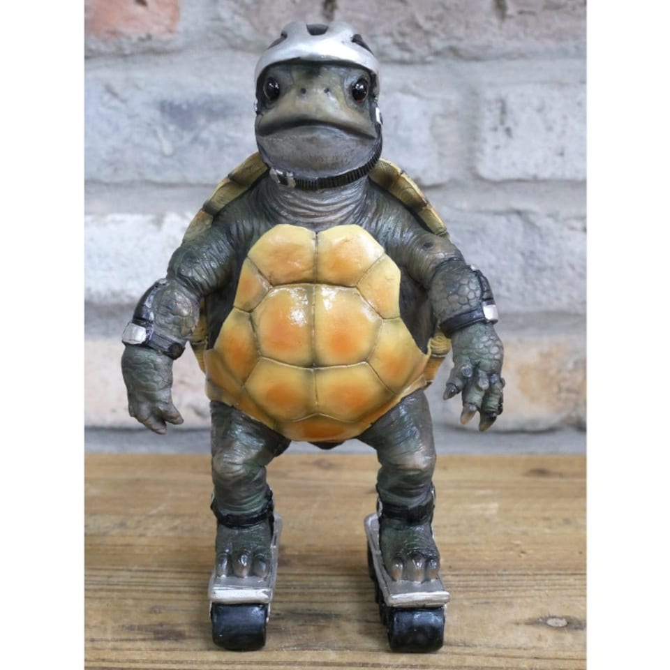 image 1 of Gifts Direct 2 U Speedy Tortoise Ornament | Brown | Green