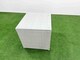 image 4 of Fimous Patio Garden Furniture Sets with Black Glass Top Dining Table 3 Seater Sofa Side Table Big Stool Light Grey