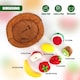 image 6 of The Magic Toy Shop Fabric Fruit Basket Toy Set Role Play Educational Toys for Toddlers