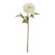image 2 of Hill Interiors The Natural Garden Collection Peony Artificial Flower - White - 52cm