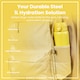 image 2 of Leak Proof 1 Litre Water Bottle, Stainless Steel, 1200ml (40oz) | Yellow | Yellow | One Size