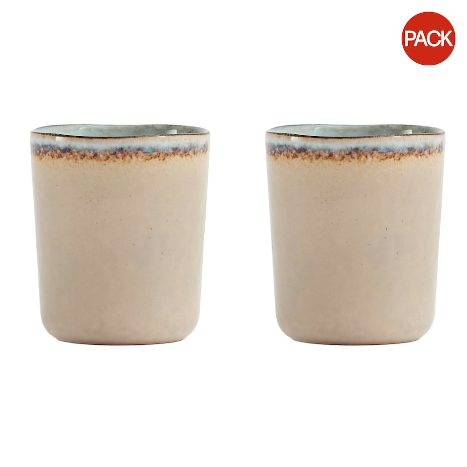 image 1 of Vinga Nomimono Mug (Pack of 2) - Beige - One Size