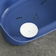 image 8 of HOMCOM Foldable Baby Bathtub for Newborns Infants Toddlers w/ Stool - Yellow