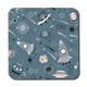 image 3 of spaceships and planets with stars (Placemat & Coaster Set)
