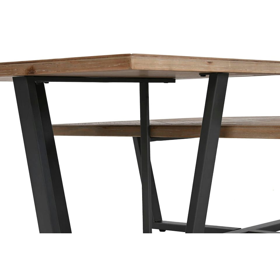 image 1 of Centre Table Home ESPRIT Black Natural Metal Fir wood 118 x 78 x 45 cm N/A