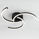 image 10 of Curve - Black LED Flush Ceiling Light | Black | 1