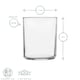 image 3 of Bormioli Rocco Aere Water Glasses - 280ml - Pack of 4 Clear