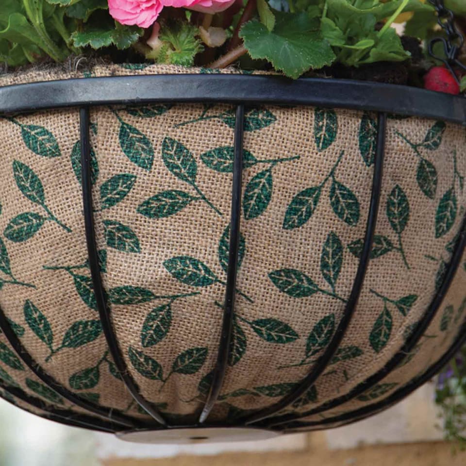 image 1 of Gardman Coco Printed Hanging Basket Liner 12in