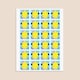 image 3 of Hawaiian Design 40mm Square Sticker sheet of 24