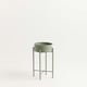 image 2 of Interiors by Premier Contemporary Small Green Floor Standing Planter, Sturdy Outdoor Pot For Flowers, Durable Floor Planter Green