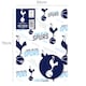 image 3 of Tottenham Hotspur FC 2 Sheets & 2 Tags Gift Wrap