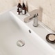 image 3 of Current Round Mini Mono Basin Mixer Tap, Push Button Waste - Chrome