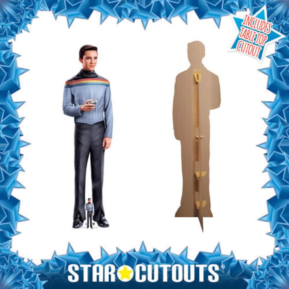 Wesley Crusher Star Trek Lifesize Cardboard Cutout 169cm - Tesco Groceries