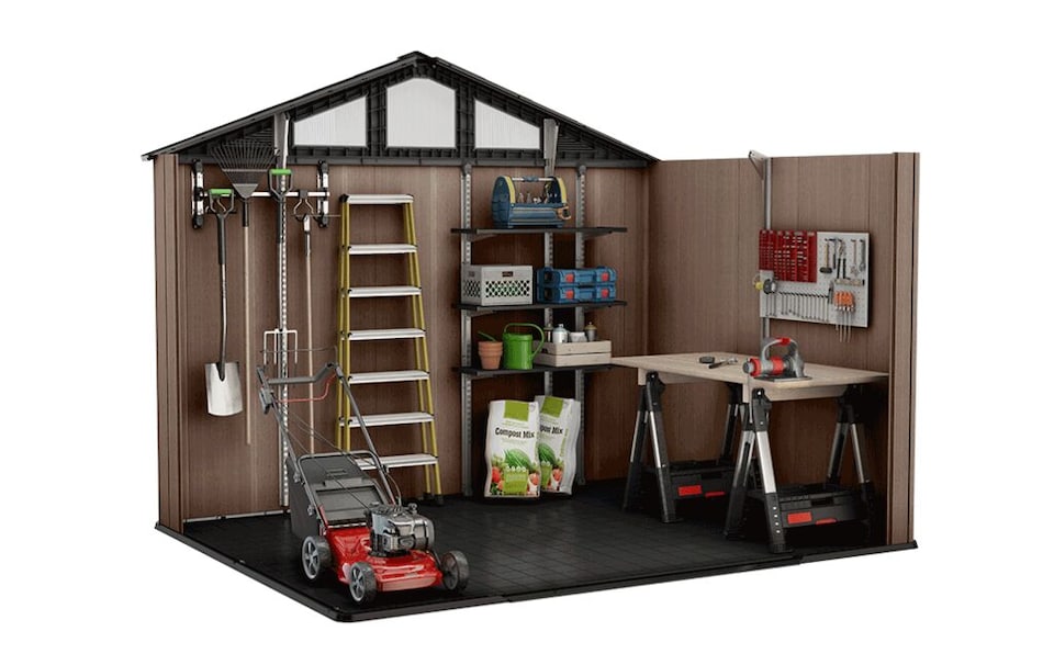 image 1 of Keter Stronghold 10x8 Shed - Brown