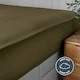 image 2 of Silentnight Supersoft Fitted Sheet Green | Olive | Single
