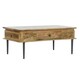 image 1 of Centre Table DKD Home Decor 116 x 60 x 46 cm Metal Aluminium Mango wood N/A