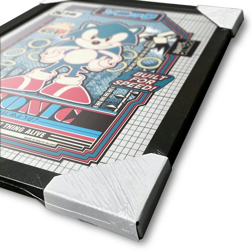 image 1 of Sonic The Hedgehog (Build For Speed) Framed 30x40cm Print