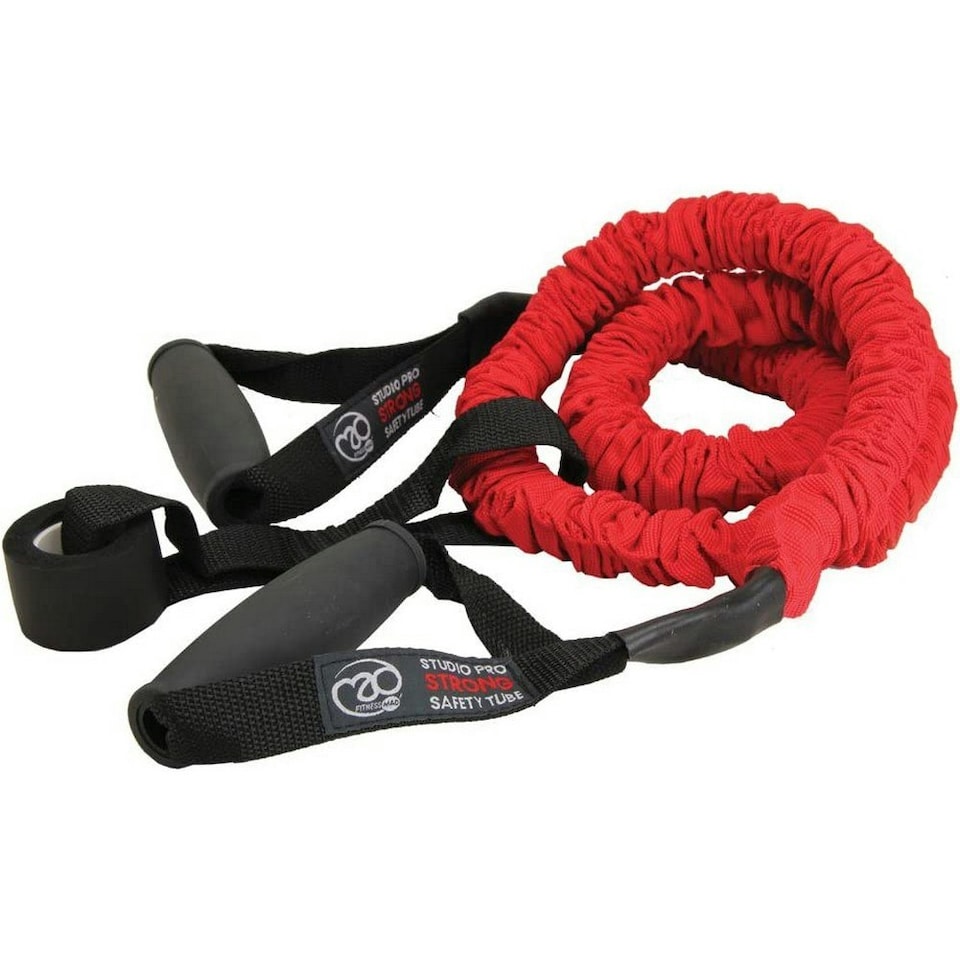 image 1 of Fitness Mad Safety Resistance Tube - Red/Black - Strong