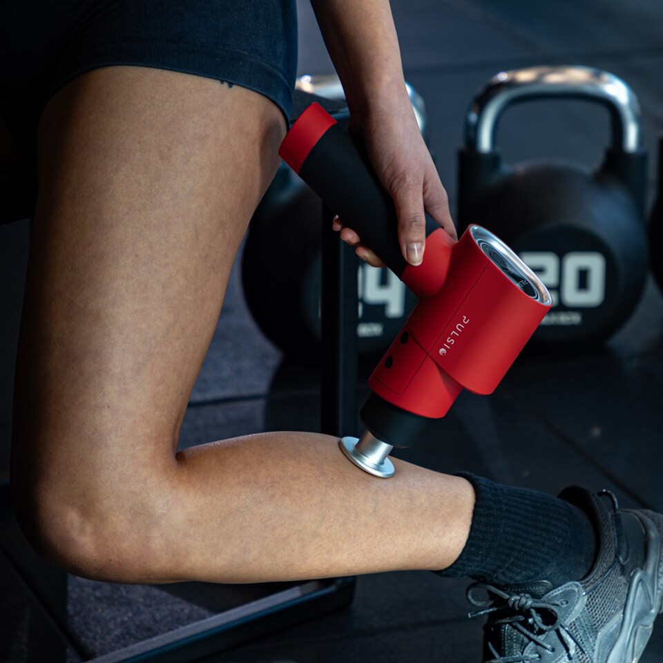 image 1 of Pulsio Elite Massage Gun - Red