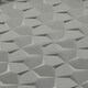 image 3 of 33cm Charger Plates Set Christmas Wedding Table Placemats 3D Embossed | Multi | 12 x Silver Pyramid | 12