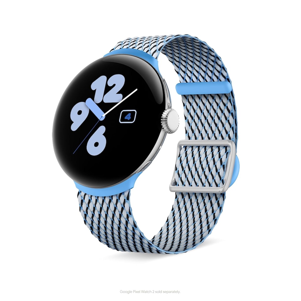Google Pixel Watch Woven Band Designed for 137-203mm Wrists Sweat-resistant- Bay