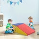 image 7 of HOMCOM 2-Piece Soft Playset for Toddlers, Climb, Crawl, Red