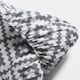 image 8 of OHS 2 x Geometric Print Outdoor Garden Patio Deck Zero Gravity Chair Sun Lounger Soft Thick Plump Comfy Filled Cushion Grey | 160 x 50cm