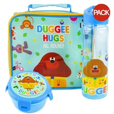 Hey Duggee Childrens/Kids Animals Lunch Bag And Bottle Set (Pack Of 3) - Light Blue/Mint - One Size