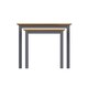 image 4 of Taberno Oak Nest Of 2 Tables Graphite Blue Blue
