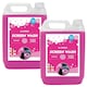 image 2 of 2 x 5 Litre Pink Ready To Use Highly Effective All Seasons Windscreen Screen Wash