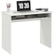 image 1 of HOMCOM Computer Desk Writing Table Study Workstation White Wood Grain